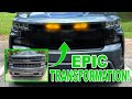 Silverado Grille Swap & Grille Light Install!