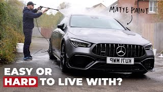 CLA45s Designo Mountain Grey Magno Matte paint owners honest review and experience. Is it worth it?