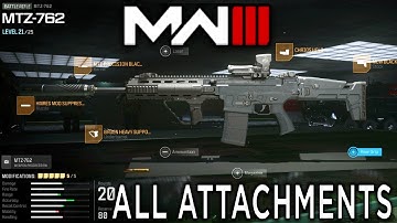 All Attachments of CZ BREN 2 BR (MTZ-762) in Modern Warfare III OPEN BETA Showcase