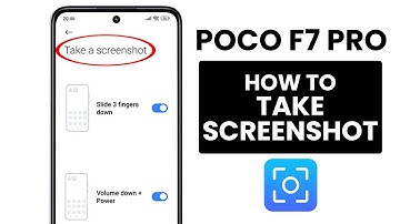 How to Take Screenshot on Poco F7 Pro - Capture Screenshot