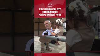 Kızı Yürüsün Diye Kendi İmkanlarıyla Yürüme Bariyeri Yaptı
