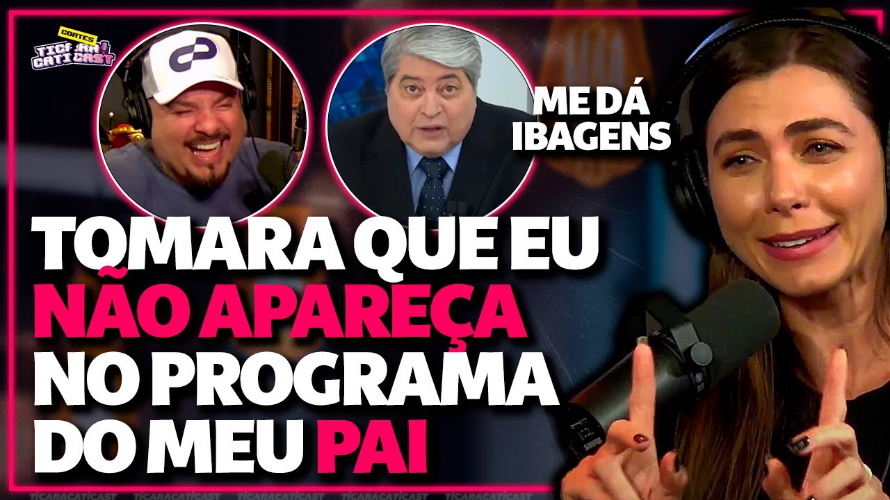 FILHA DE DATENA TEM MEDO DO PROGRAMA DO PAI?