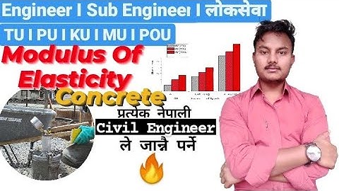 Modulus Of Elasticity Of Concrete?🔥|Modulus Of Elasticity कती हो?|लोकसेवा|DIPAK MANDAL|TU|PU|KU|MU|