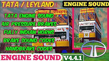 TATA ASHOK LEYLAND BS6 BUS ENGINE SOUND PACK V4.4.1 AND 40/ HORN AD #bussidindonesia #bussid 