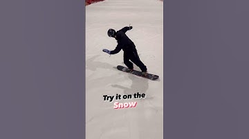 How To Frontside Boardslide On A Snowboard | Credit: @sea.sons__ @Vencavas  #learntosnowboard