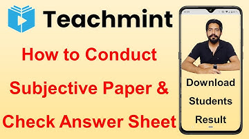 How to Conduct Subjective Questions Paper on Teachmint & Check Answer Sheet || Teacher & Student