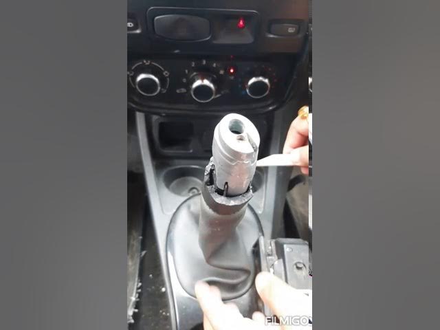 Einbau ICT Led Schaltknauf 6gang Dacia Duster1 How to gear shift knob  remove change instruction 