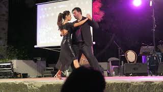 Christos Glossis &amp; Magda Voukelatou at A Los Amigos Tango Festival, Rythymno, Crete, 2021 2