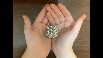 How to make a cube out of magnets Nanodots --// very easy