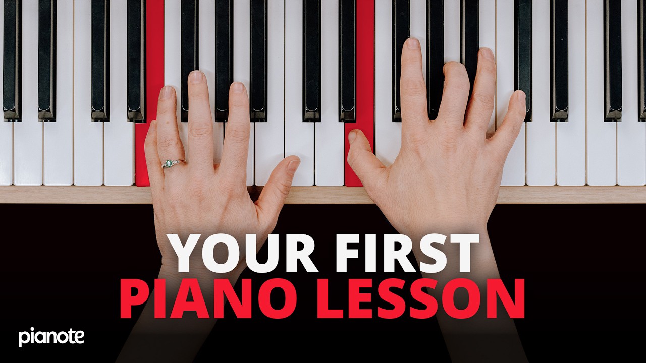 How To Play Piano Your First Piano Lesson
