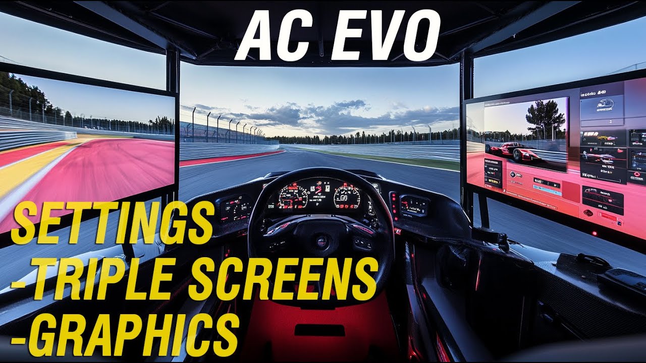 Full Ac Graphics AC EVO - HOW TO USE TRIPLE SCREENS AND BEST GRAPHICS SETTINGS (EA ...