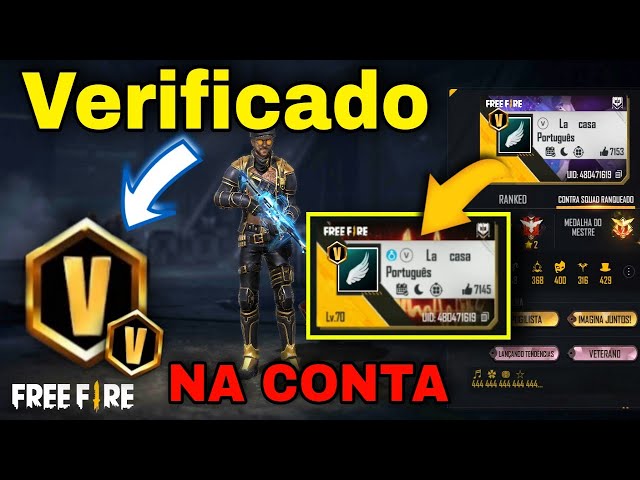 V de verificado no Free Fire (FF): Como conseguir e como colocar o símbolo  no nick