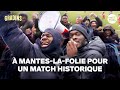 Immersion avec les supporters du fc mantois en gambardella  gradins