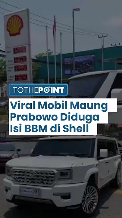 Di Saat Huru-hara Pertamax Oplosan, Viral Video Diduga Mobil Kepresidenan Prabowo Isi BBM di Shell