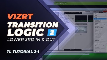 Vizrt Transition Logic Lower Third Tutorial