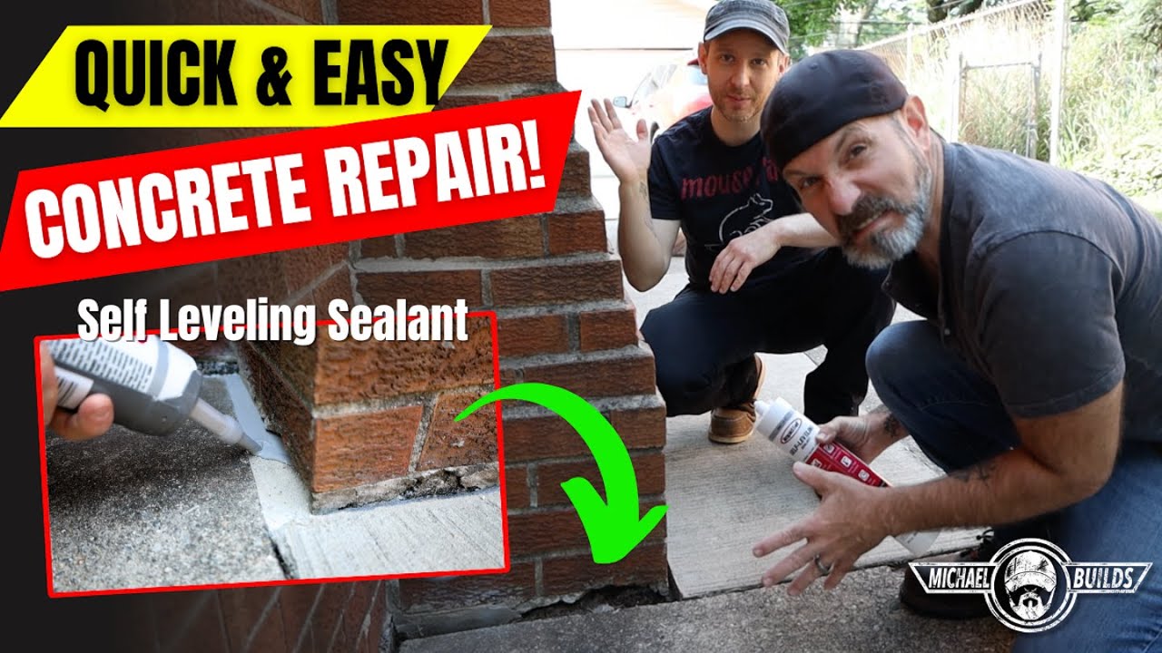 Quick and Easy Concrete Repair! SEALING EXPANSION JOINTS!