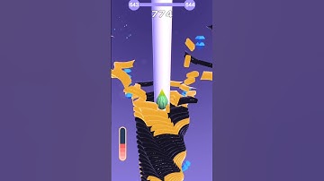 Amazing & Crazy gameplay of stackball Lv 643-644 #viral #stackball #shorts