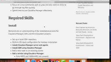 Cloudera Administration - Setup Cloudera Manager, Management Service and CDH - Introduction
