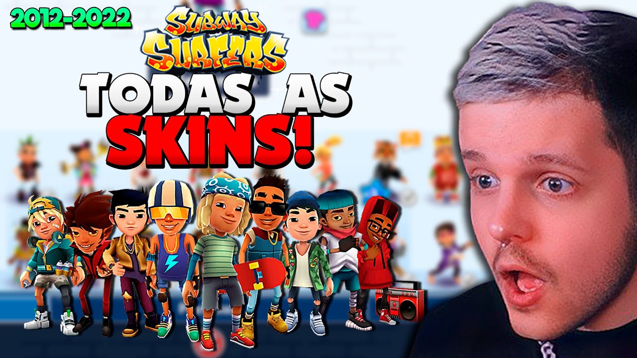 COMO DESBLOQUEAR TODAS AS SKINS DE SUBWAY SURFS DE GRAÇA (MOBILE E