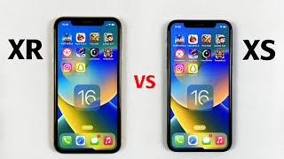 iPhone XR vs iPhone XS in 2022 - SPEED TEST After iOS 16.0.3