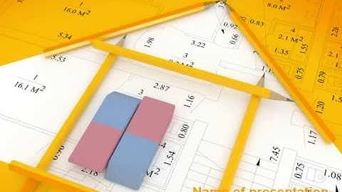 Architecture Draft PowerPoint Template by PoweredTemplate.com