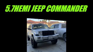 New lift kit 3.5 on Jeep Commander 5.7 Hemi