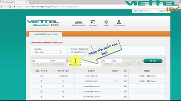 Hướng dẫn trỏ bản ghi tên miền và tạo Email trên hệ thống Hosting cPanel