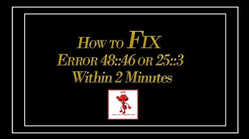 Fix - Error 