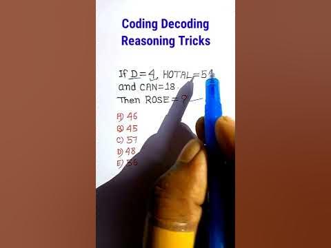 Coding Decoding | Coding Decoding Reasoning Tricks| Alphabet Analogy| # ...