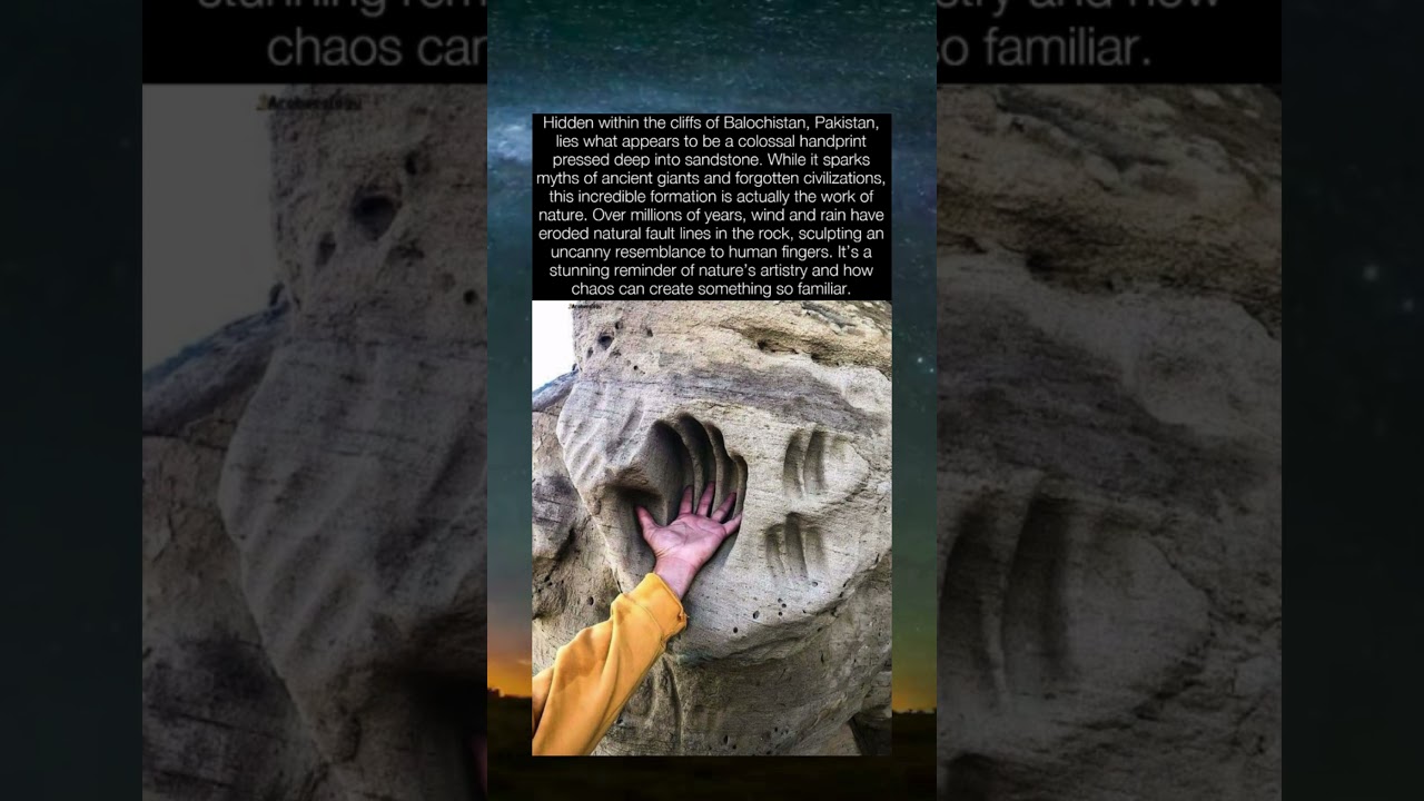 This Giant Handprint is Millions of Years Old 