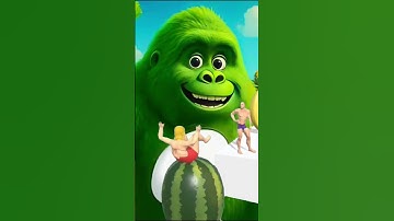 squzeery fun girl game play with Gorilla 🦍🦍#viral #shorts #short #trendingshorts 🦍