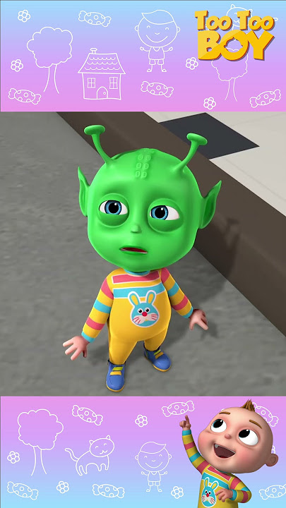 Too Too Boy - Alien Mask | Animation Shorts For Children |Cartoons For Kids#youtubeshorts #tootooboy