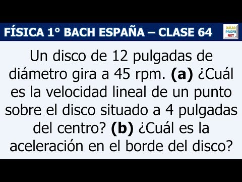 64. MOVIMIENTO CIRCULAR UNIFORME (Ejercicio 5)