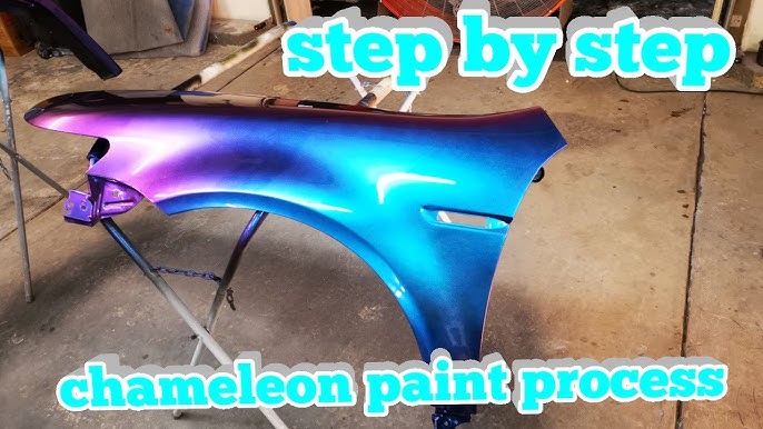 Repainting A Guitar With Color Shifting Spray Paint 