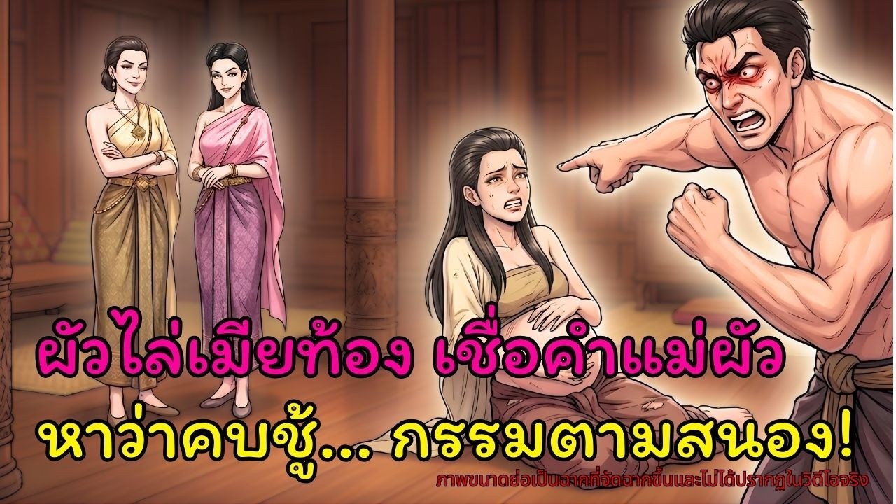 ผัวหูเบาไล่เมียท้องแก่ตากฝน เชื่อคำแม่ผัวหาว่ามีชู้ จุดจบสุดสะเทือนใจ.