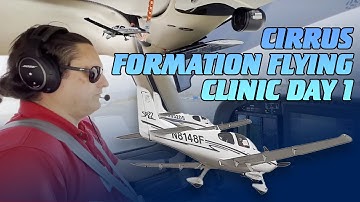 Formation Flying - Cirrus SR22 - Training Day 1 Demo Sortie Thermal, CA