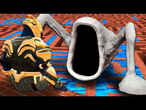 Can SEA EATER find me in a MAZE?! (Garry's Mod Sandbox)