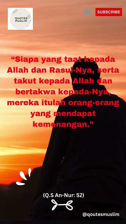 Quran Surat An Nur Ayat 52