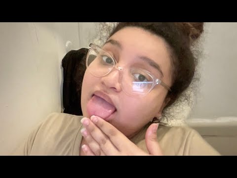 ASMR LOFI WET MOUTH SOUNDS HAND SOUNDS HAND MOVEMENTS RAMBLES SPIT PAINTING FAST AND AGGRESSIVE