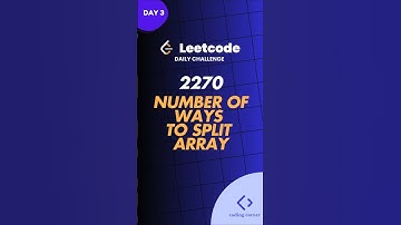 2270 | Number of ways to split array | Leetcode | daily challenge | 03 Jan 2025