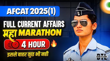 AFCAT 2025 FULL CURRENT AFFAIRS IN ONE VIDEO || BY SAGAR SIR || #afcat #currentaffairsfordefence