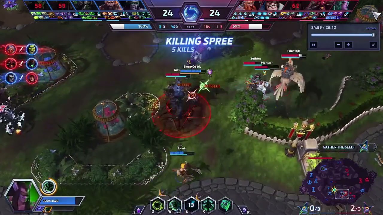[HoTS] This Illidan was prepared #2--Illi + Aba get pentakill