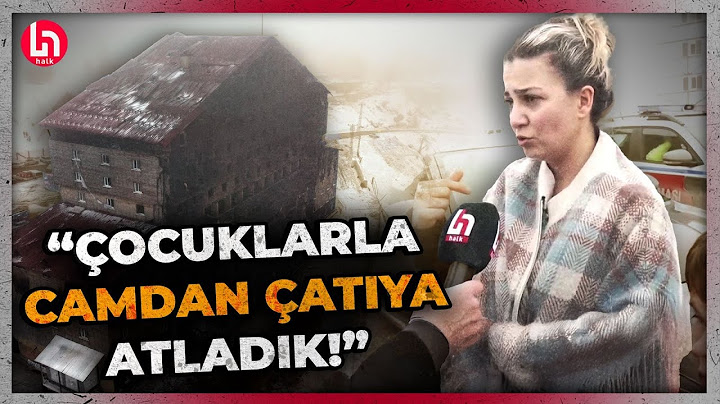 Bolu'daki otel yangınından kurtulan vatandaş o anları anlattı! "Çocuklarla camdan çatıya atladık!"