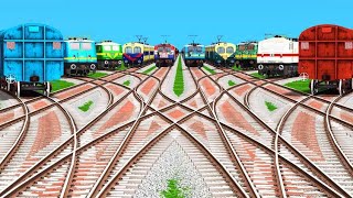 Dangerous Indian Railways Trains Crossing By Amazing Railroad Tracks Train Sim World5
