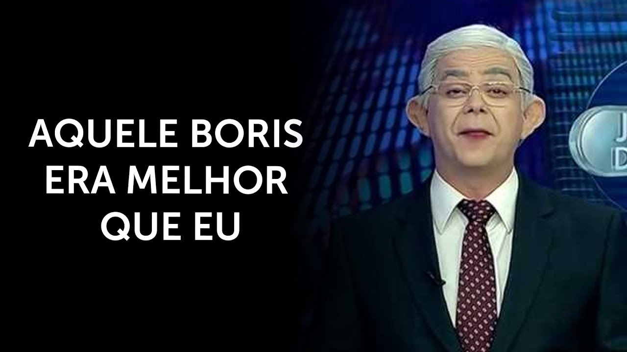 Boa noite! Boris Casoy fala sobre personagem criado pelo humorista Carioca | #oc