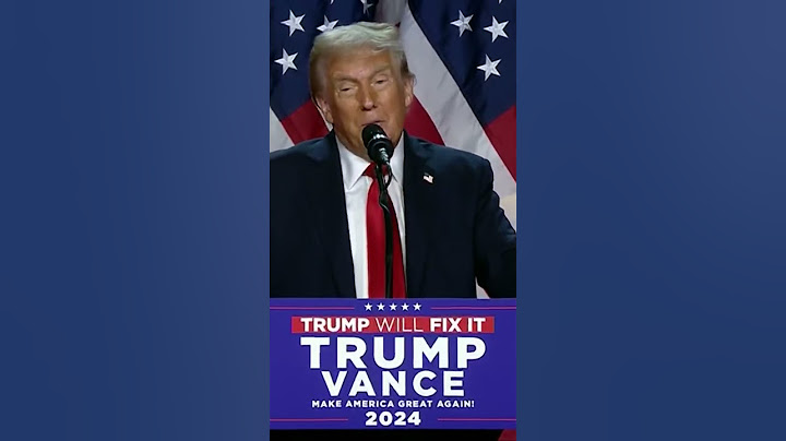Donald J. Trump declares victory in Election Night speech. #2024election #president #usa #news