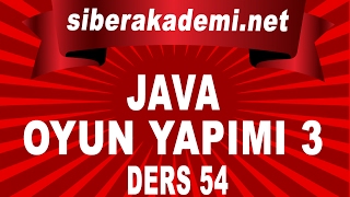 Java – Oyun Yapımı 3 – Ders 54