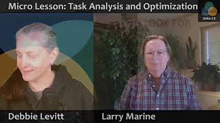 Micro Lesson: Task Analysis and Optimized Task Flow