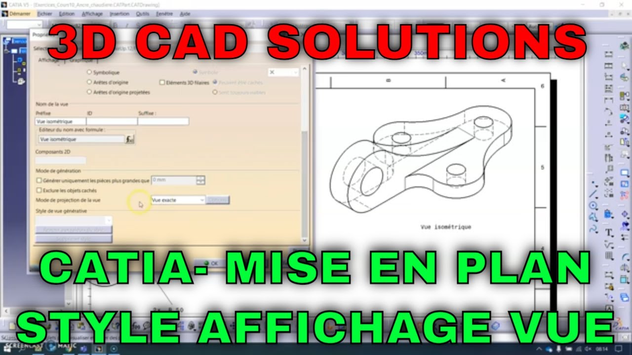 Catia V5 Mise en plan style d'affichage YouTube — free download