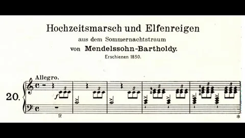 Mendelssohn-Liszt Wedding March and Elves' Dance from A Midsummer-night's Dream